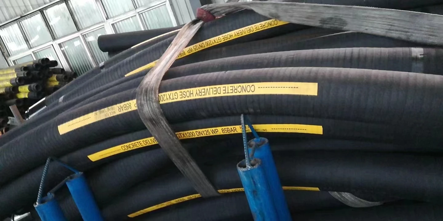 DN80 concrete pump rubber end hose