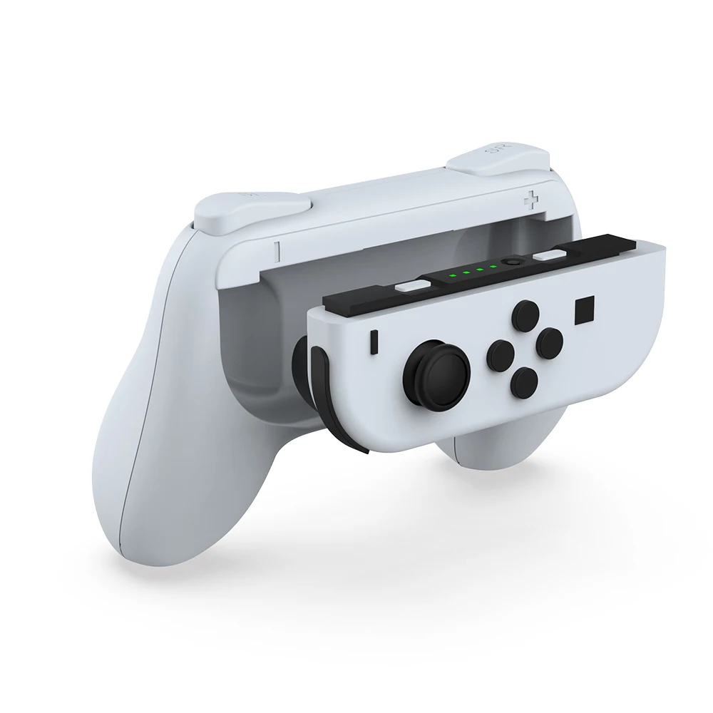 DOBE Controller Grip Switch Joy-Pad Game Accessories for N-S Joy-Pad/N-S OLED  TNS-851B White  CN;GUA ABS Color Box Package