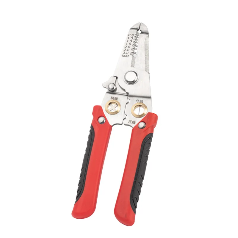 Factory wholesale pliers Silver nickel chromium steel (stainless steel) multi-function wire stripper