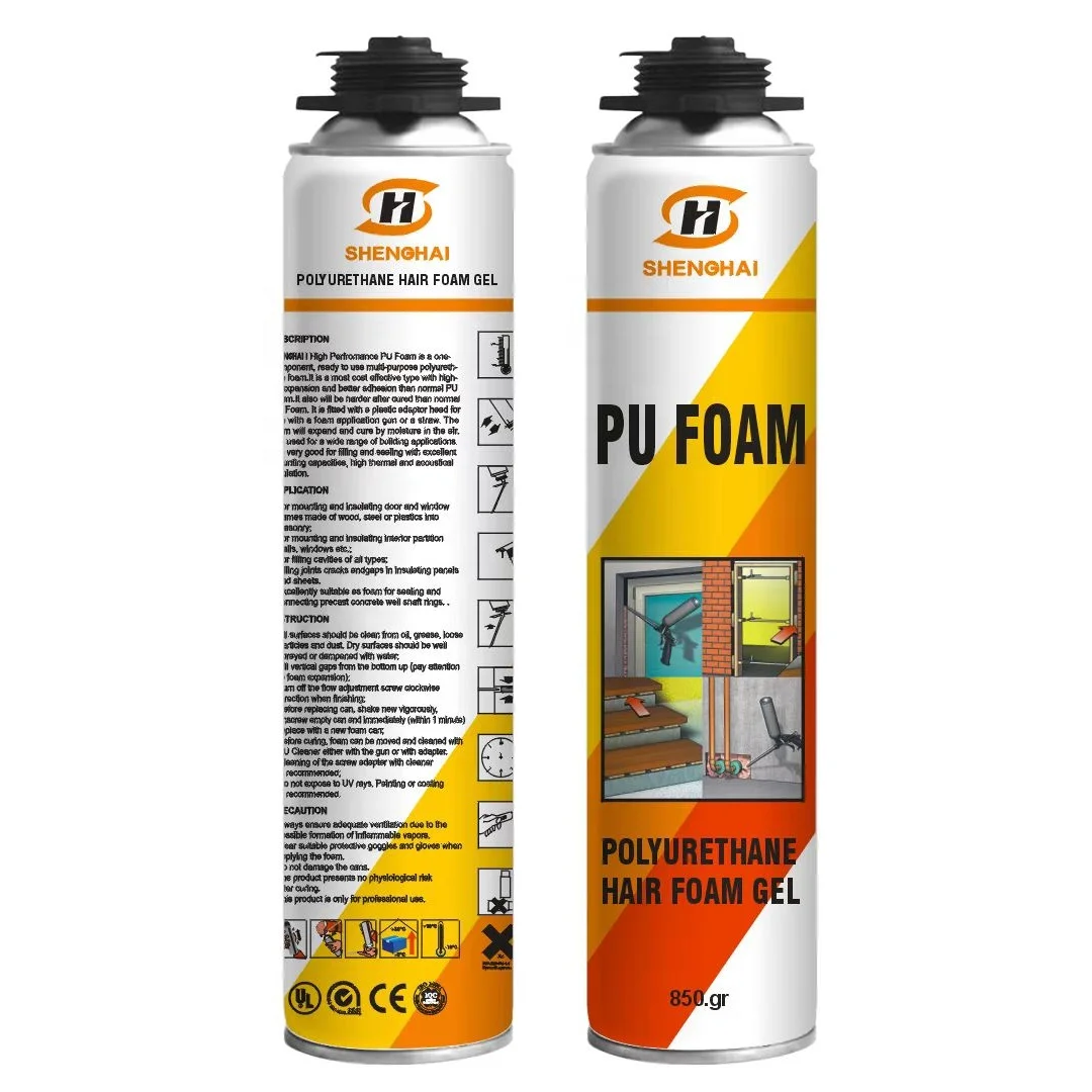 Acid Resistant Roofing Expansion Joint PU Spray Foam Sealant
