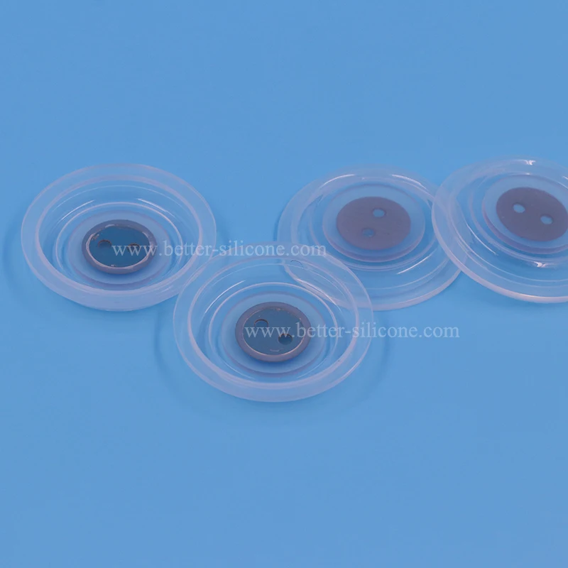 Пользовательский Медицинский Чистый силиконовый резиновый клапан мембранная прокладка Диафрагменное уплотнение