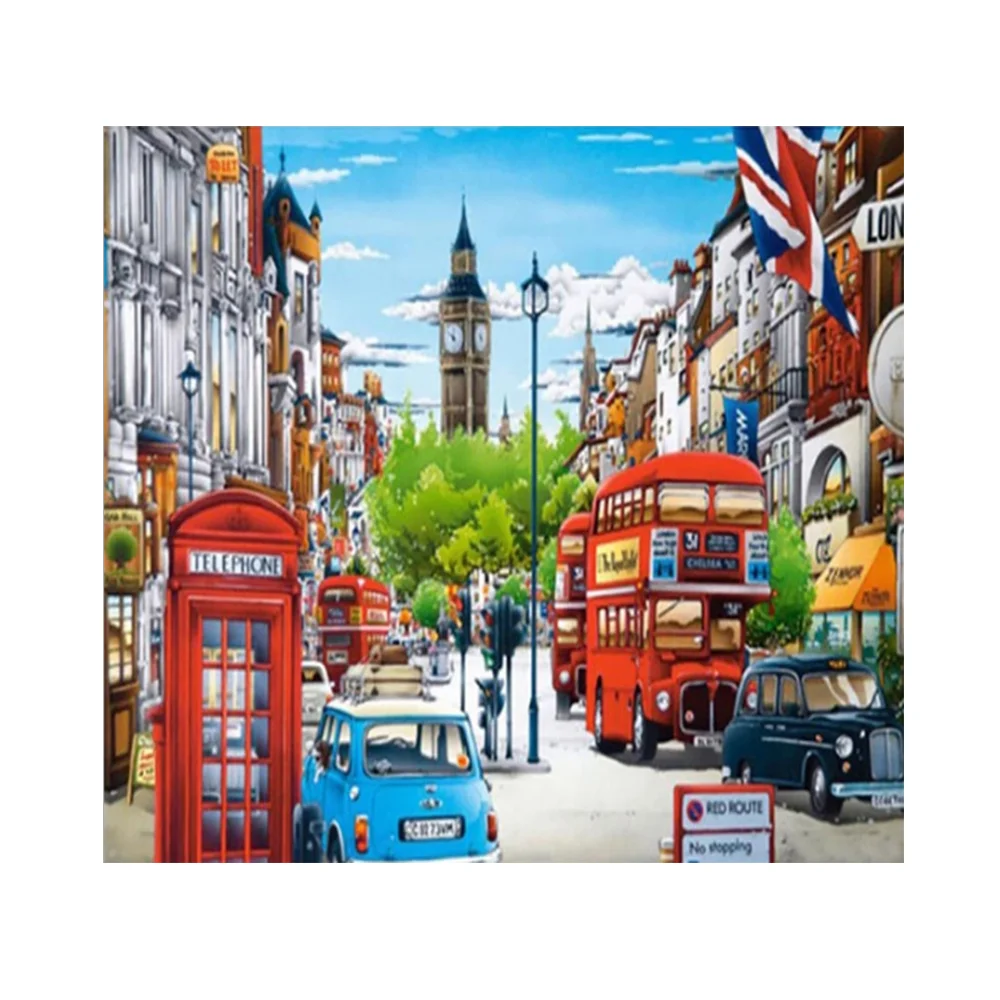 DIY Oil Painting By Numbers handmade painting Paint On Canvas Wall Pictures For Living Room Home Decor picture art abstract