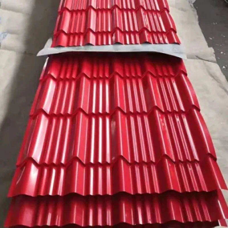 Chinese Manufacturers Direct Sale 0.3mm ASTM AISI Color Coated Galvanized Corrugated Steel Roofing Sheet for Roofing Tile