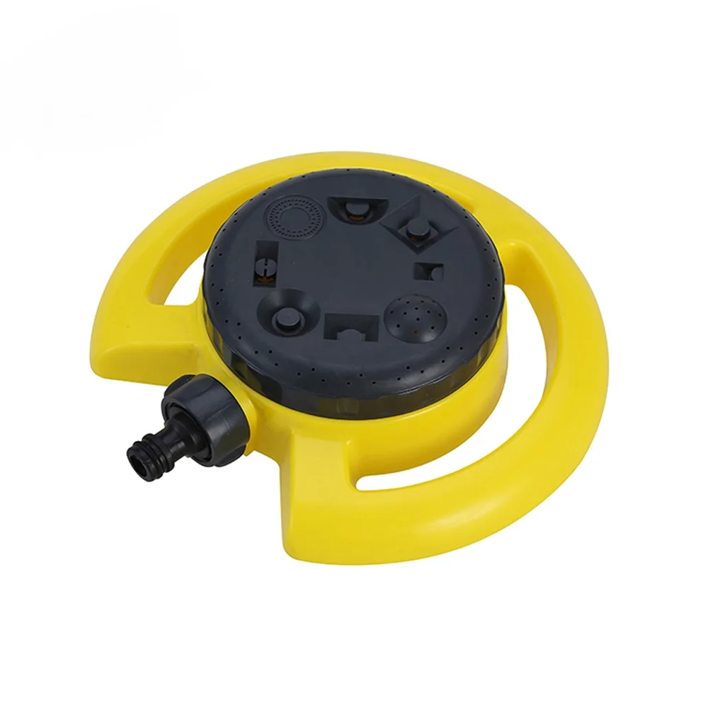 8-Pattern Plastic Lawn Sprinkler Adjustable Dial Garden 360 Gear Drive