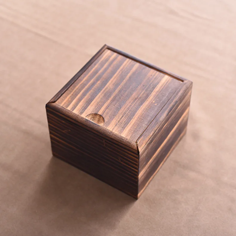 Simple creative gift packaging wooden jewelry storage box