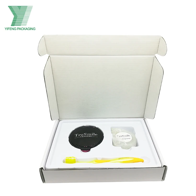 Mailer box packaging dental beauty recycled plain art paper mailing box 3c product shipping packaging box