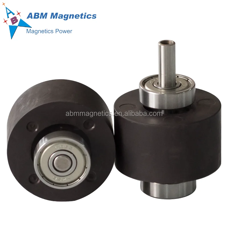 D36.6XD6X21 Radiator Motor Injection Ferrite Rotor Magnet Dc Motor High Temperature Magnetic 4-pole Magnet Ring Plastic Magnet