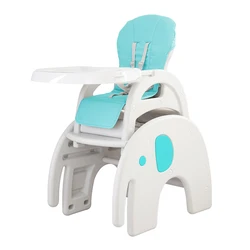 Многофункциональный пластиковый 3 в 1 стул для кормления Регулируемый простой в установке детский стул для кормления