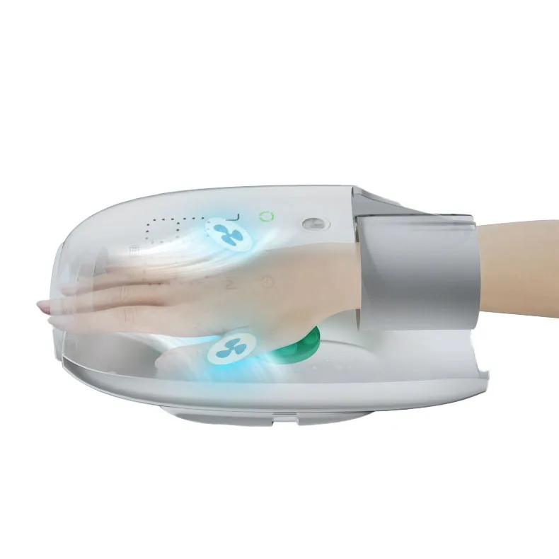 manufacturer knead cordless therapy pack palm finger sleeve air compression bag hand massager tool with heat and compression