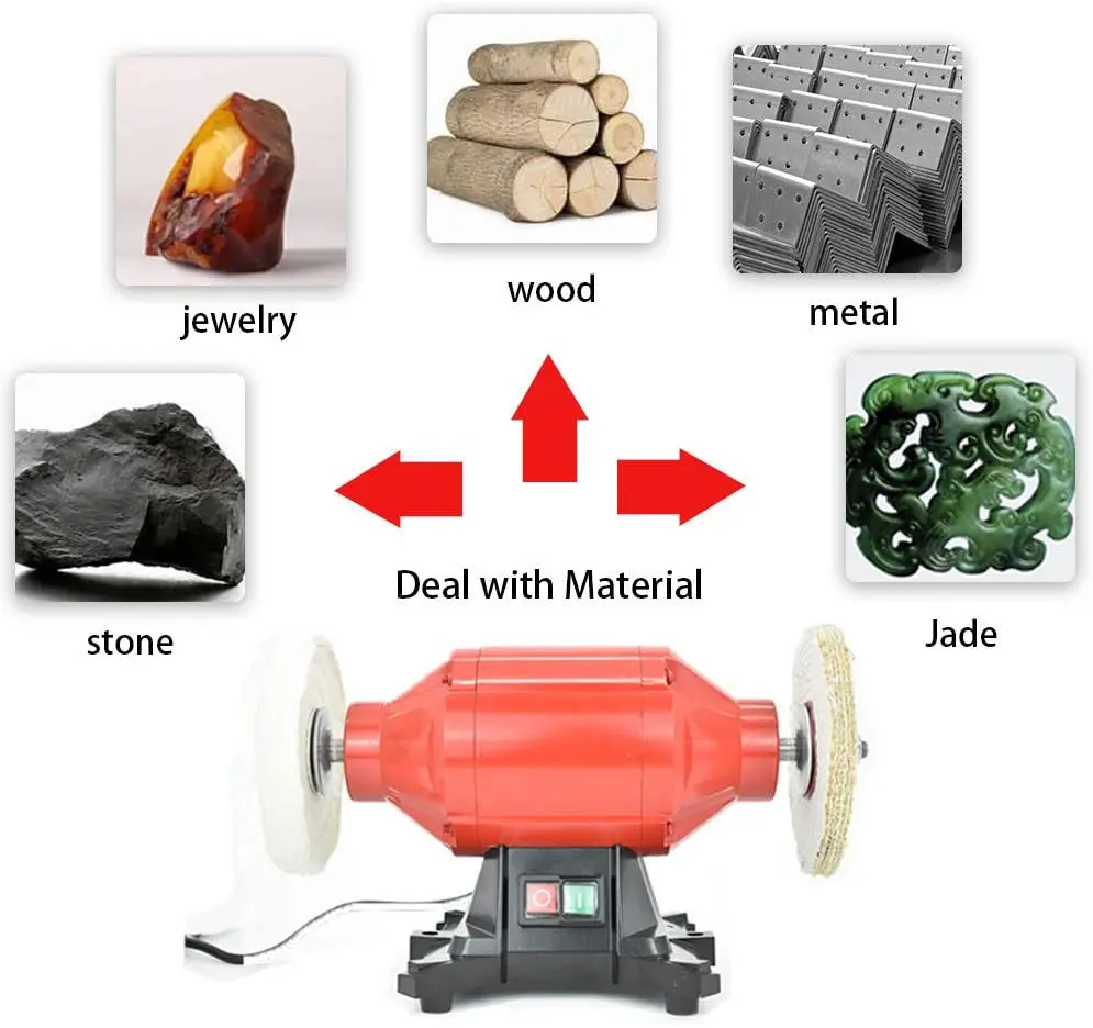 GLORY abrasive yellow leather muslin cotton cloth buffing wheel for polishing jewelry