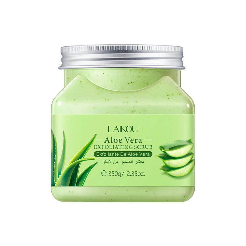 Deep Cleansing Soothing Smoothing 350ml Exfoliating Gel Aloe Vera Body Scrub