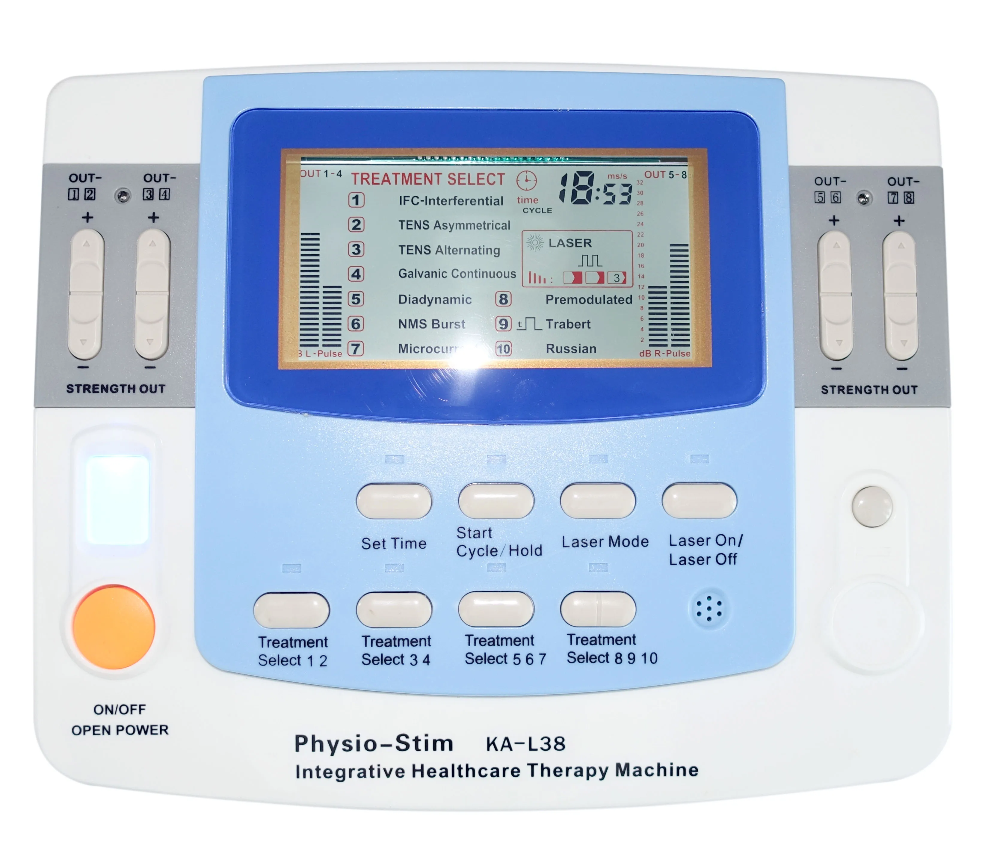 New medical phisyo stim equipment body Slimming Pulse Massage for Muscle Electronic Pain Massage  for neck and foot KA-L38