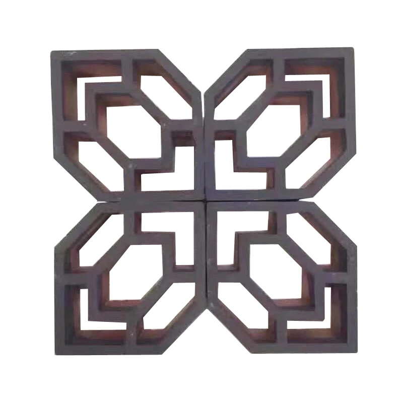 Traditional flower glazing block ceramic hollow brick