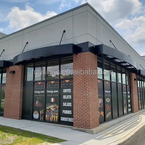 Storefront Vinyl Window Graphic Wraps, Advertising Sticker Signs Window Decals Printing