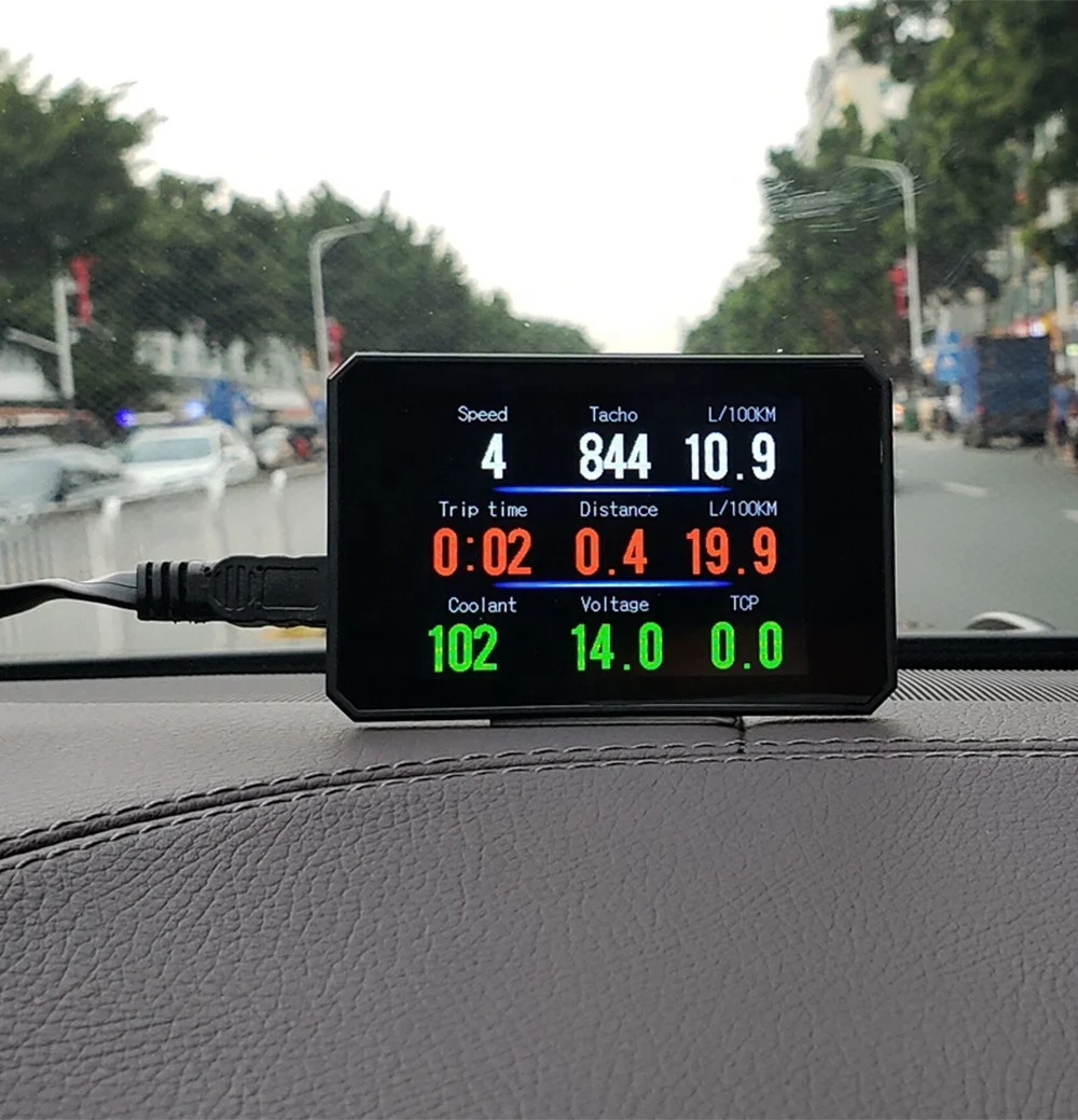 Бортовой компьютер P16 OBD головой вверх дисплей Автомобильный цифровой OBD вождения дисплей спидометр