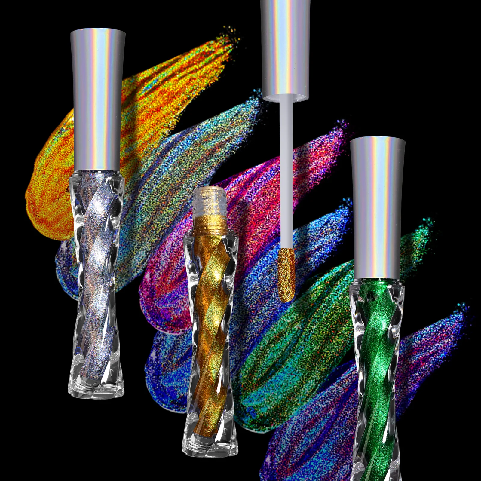 New arrive Shiny Pigment Mermaid Chrome Powder Liquid Laser Powder