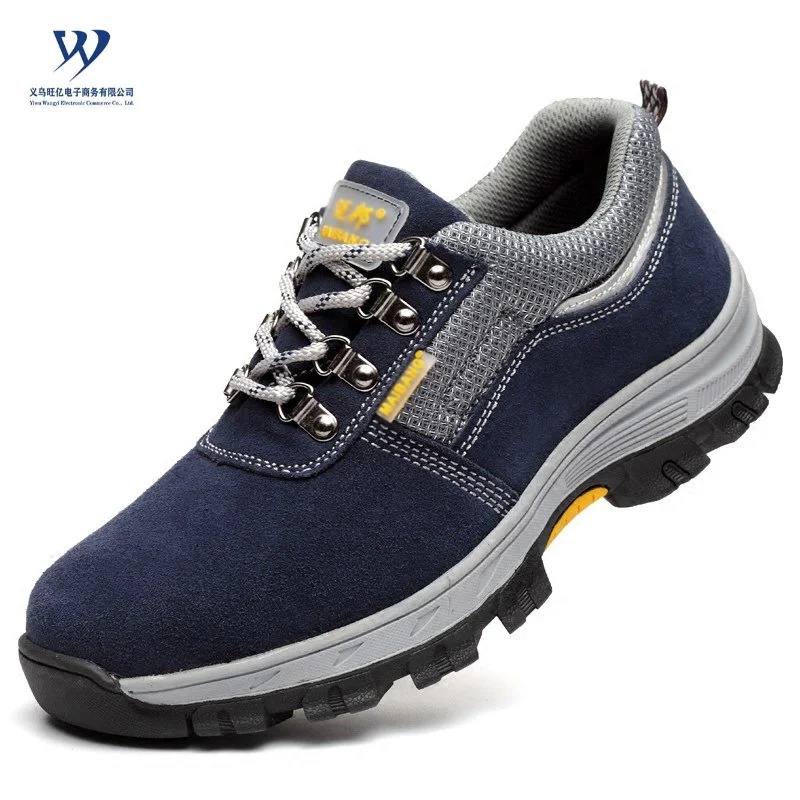 Горячая Распродажа, промышленная Дешевая Рабочая обувь из натуральной кожи с защитой от проколов, стальным носком