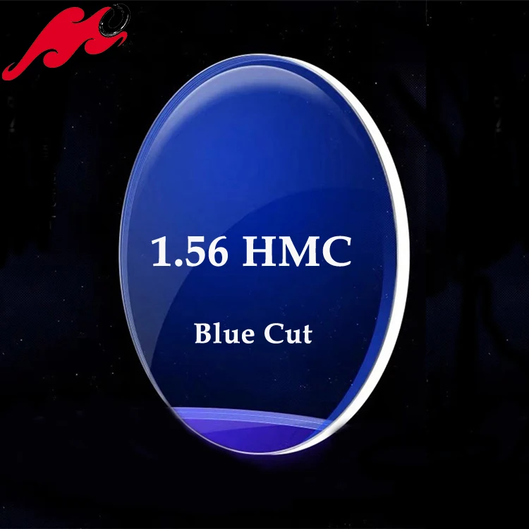 Price Hmc lens blue block optical lens 1.56 Blue Cut hmc lens