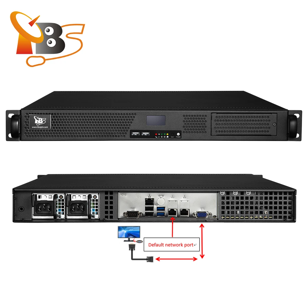 TBS8510 with 2pcs TBS6909X IPTV transcoder supporting IP and DVB-S/S2/S2X satellite  input 30HD channels H.265/H.264 trancoding