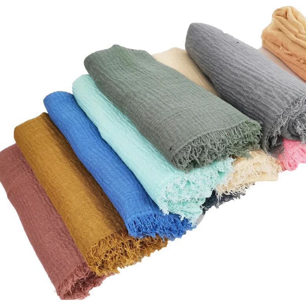 Wholesale Dyeing Lady Fashion 100% Modal Customized multi-color Scarf