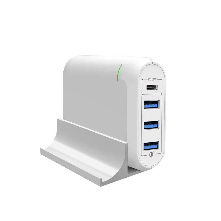 
HUNDA новый стиль многопортовый мобильный телефон 66 Вт EU US UK AU зарядное устройство для сотового телефона QC3.0 PD3.0 Type C быстрое зарядное устройство 