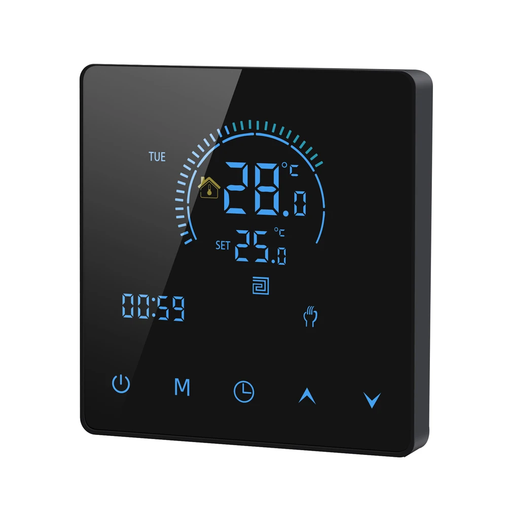 Tuya Home WiFi умный электрический нагревательный термостат беспроводной цифровой дисплей сенсорный экран регулятор температуры