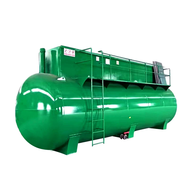 Small Slaughter Wastewater Treatment MBR / MBBR Portable Package Plant Dairy Wastewater Machinery Engines Sewage Pump Waste Pump