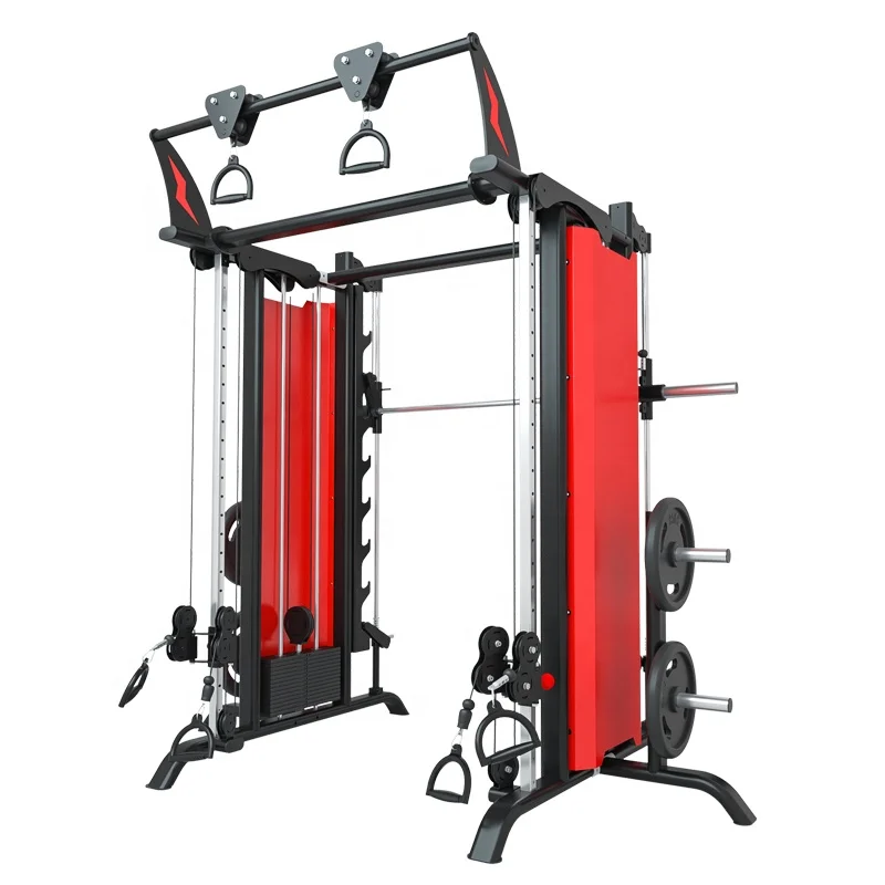 Best Design New Type Multi-Functional Gym Device Fitness Equipment Online Smith Machine Squat Rack