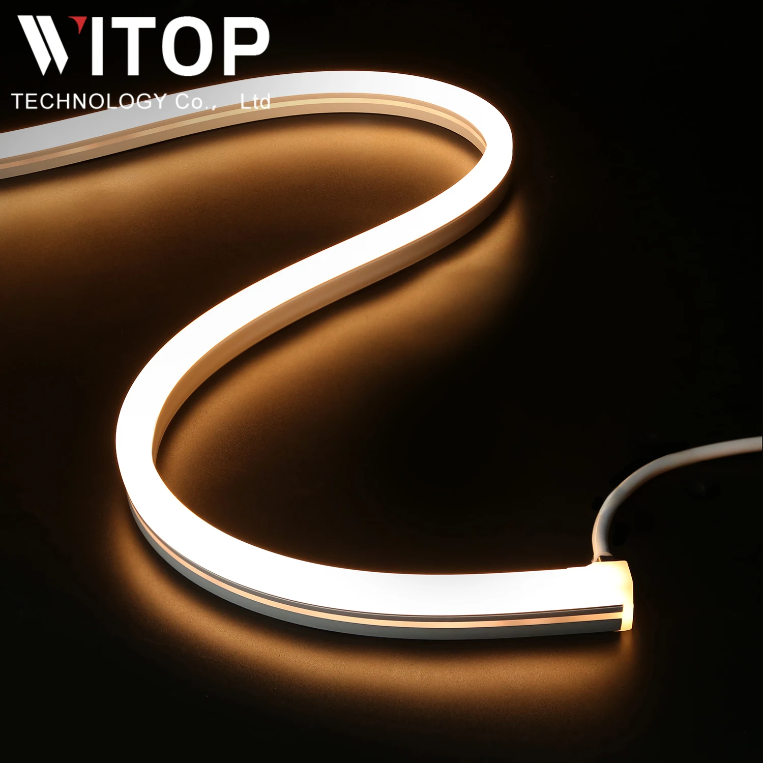 white/cct/rgb/rgbw IP67 1220 Three sides Side Bend Silicone Neon Strip Waterproof Outdoor Engineering lighting flex LED DC24V