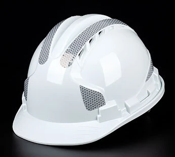 Industrial construction ABS material reflective strip JSP style Safety helmet