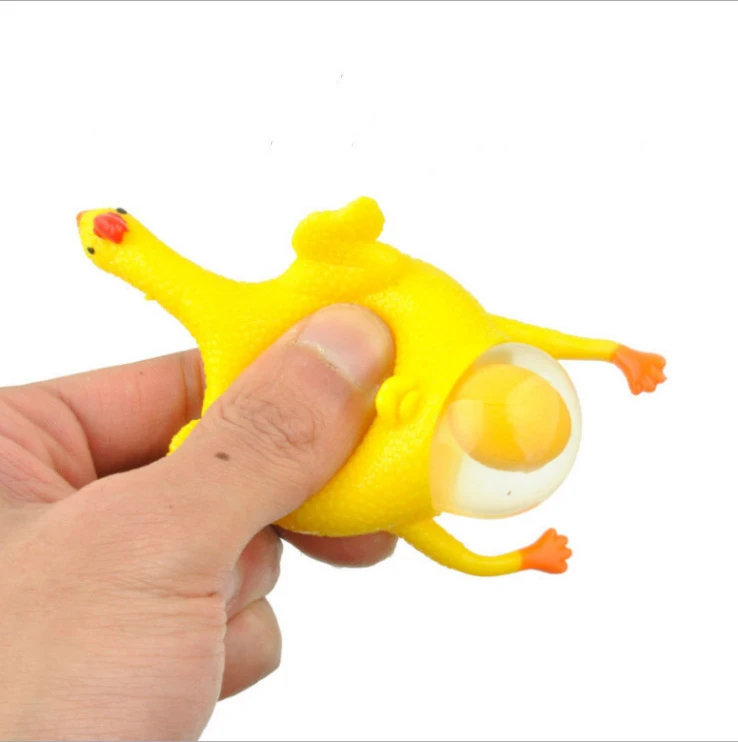 Surprise Squishy Toy Anti Stress Squeeze Toys Chicken&Eggs Laying Hens Funny Gadgets Novelty Autism Mood Relief Wholesale