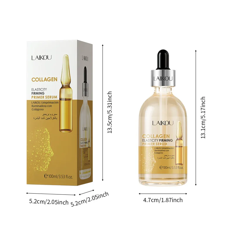 OEM Hydrolyzed Rice Protein Aloe Vera Essence smooths fine lines and enhances skin elasticity and moisture