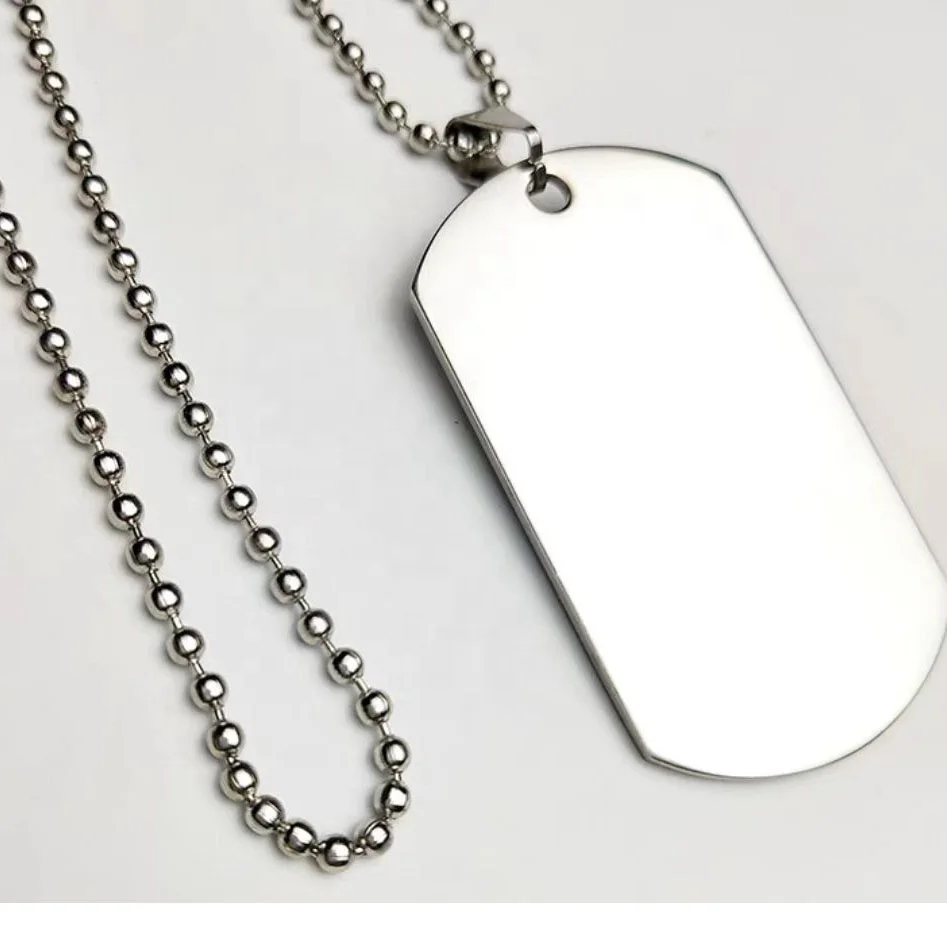 Hot Sale Wholesale Cheap Custom Logo Personalized blank   Dog Tag