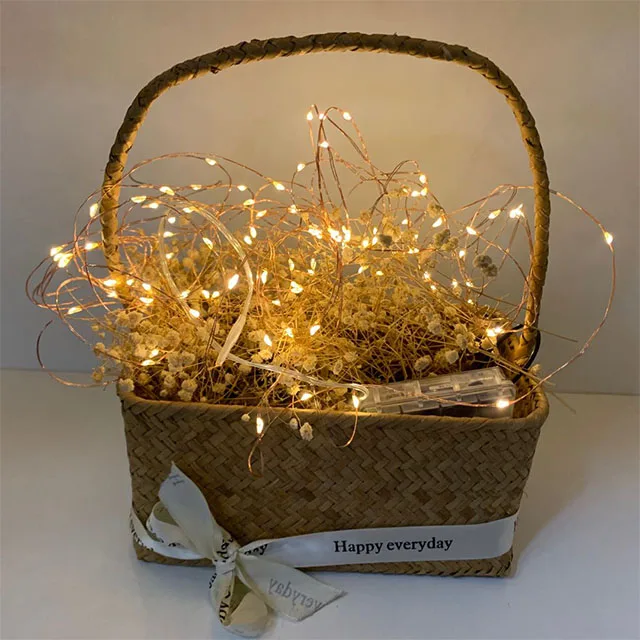 
Mini Waterproof 2M/10M Remote Control Copper Wire Battery LED Fairy Light LED String Light For Christmas Wedding Decoration 