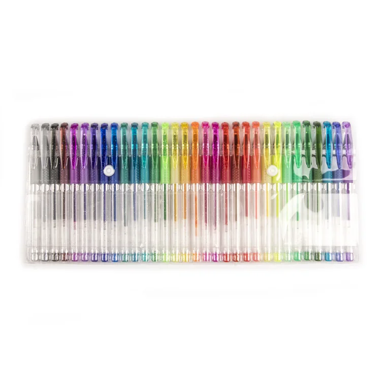 36 Pack Glitter Gel Pens Set, Glitter Gel Pen 36 Colored Gel Pens Plus 80 Refills for Adult Coloring Books Craft Doodling