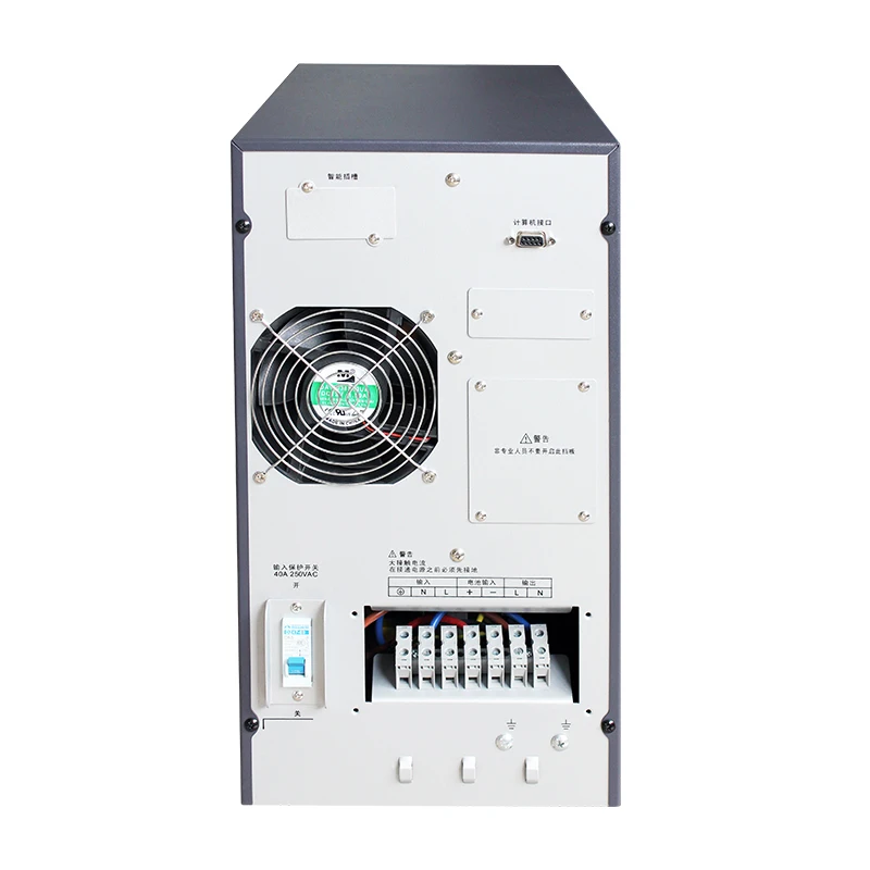 Power supply online ups 6000va 4800w with external battery backup