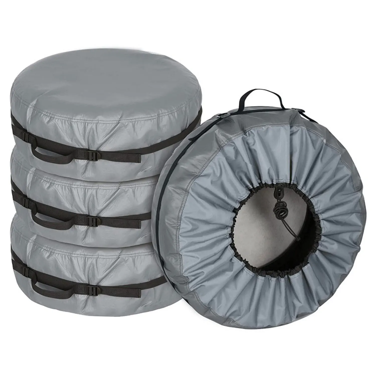 Oxford Cloth Tire Bag With Handle Universal Tire Cover Car Tires Storage Bag Vehicle Wheel Protector