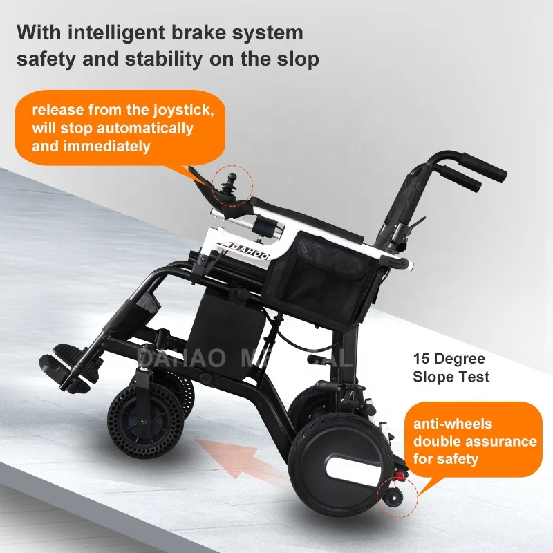 Wholesale Rehabilitation Medical Wheelchair High Quality Portable Folding Electric Wheelchair