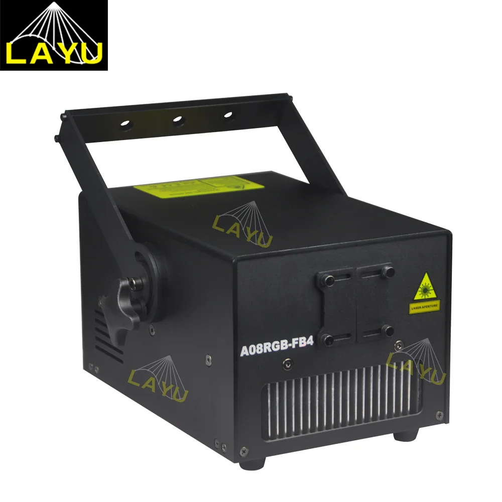 Outdoor Laser 8W RGB Animation Laser Light Ilda DJ Laser Stage Lighting Lasershow