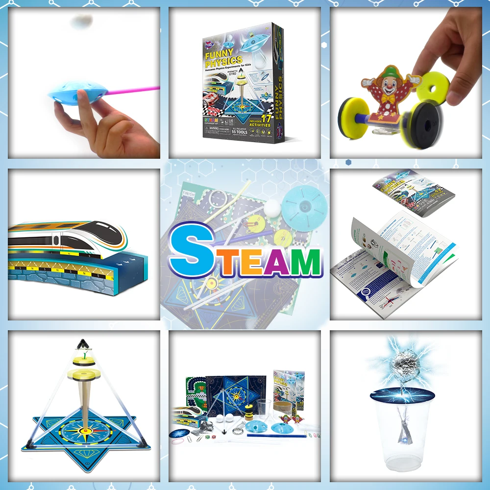 STEM Electricity & Magnetism Kit Physical Experiments for Kids Age 8+ Physical Science Kit Physics Stem Toys