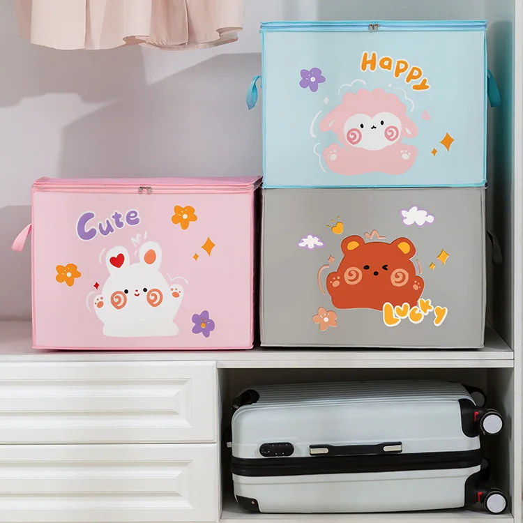cartoon cute powder front dress nut workshop extra cargo freezer spare handles folding storage box containers for toy clothes