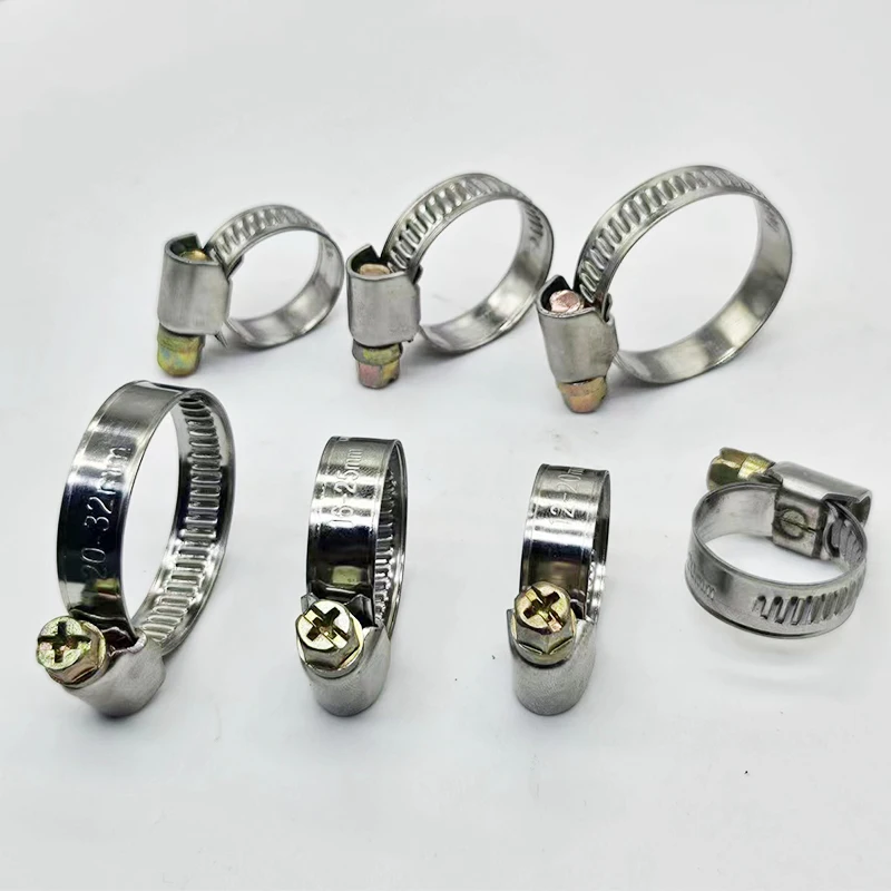 New Popular Selling Customized German Type Adjustable Tube Clamps Worm Drive Hose Clamp