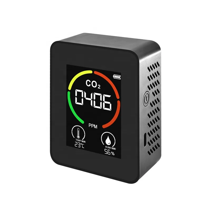
Digital CO2 Detector Air Quality Monitor Formaldehyde TVOC Carbon Dioxide Meter Poisoning Indoor Formaldehyde Air Analyzer 
