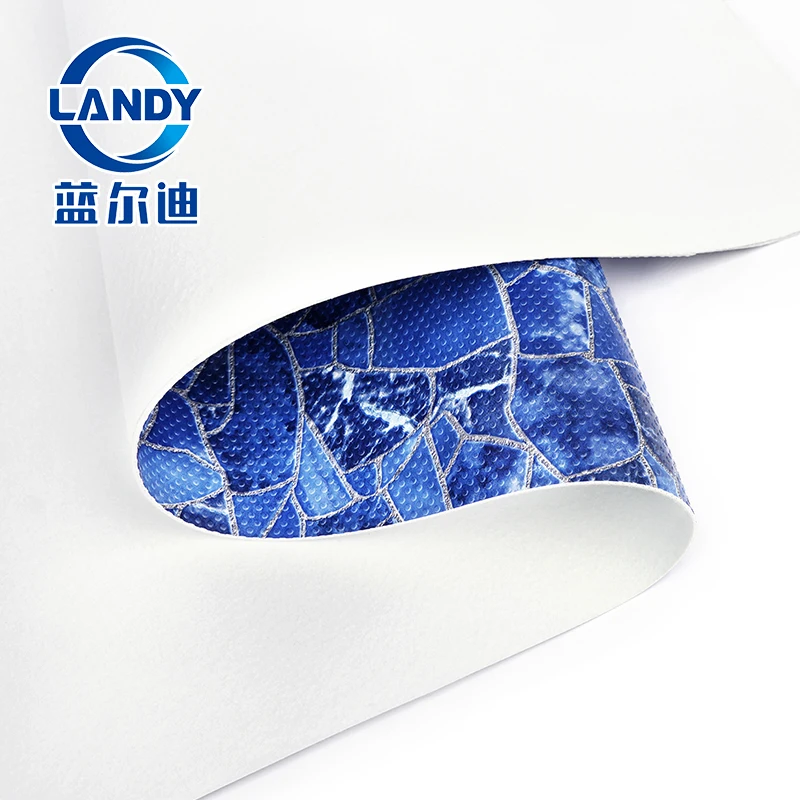 Landy Blue Pvc Elasticated Pool Liner For Pools Swimming Outdoor