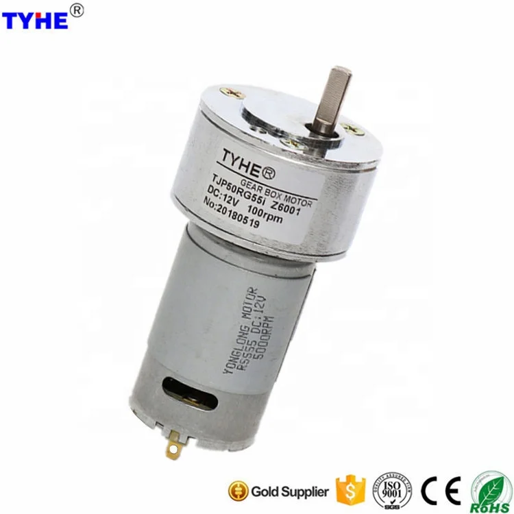 Товарные запасы диаметром 50 мм 9v 12v высокий крутящий момент при низких оборотах 550 555 Электрический постоянный ток мотор-ре