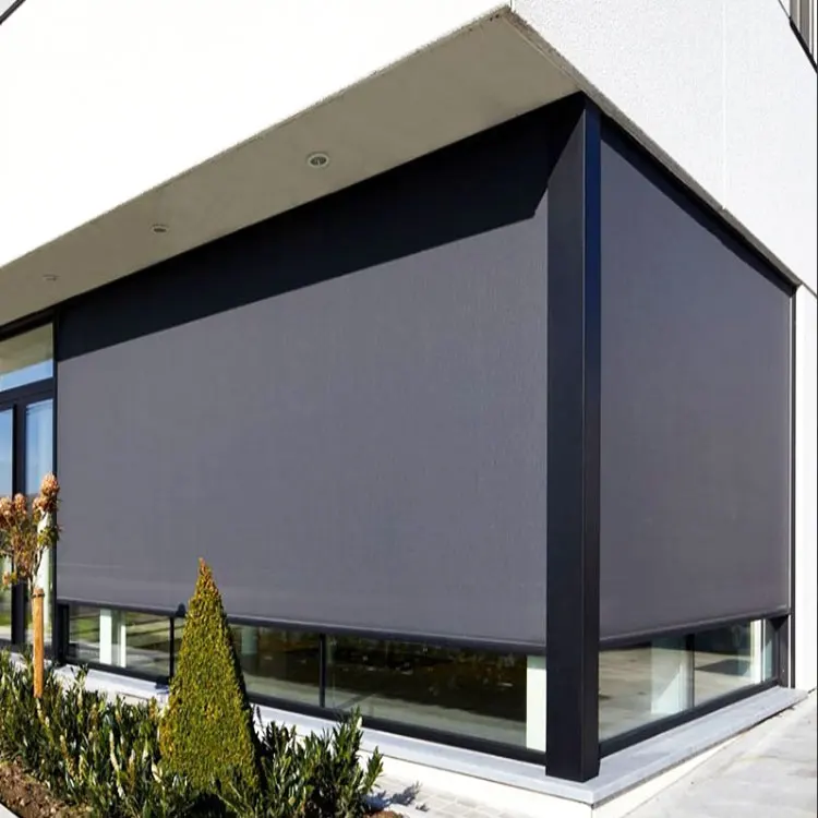 window sun screen outdoor shade roller vertical and zip track roller blinds