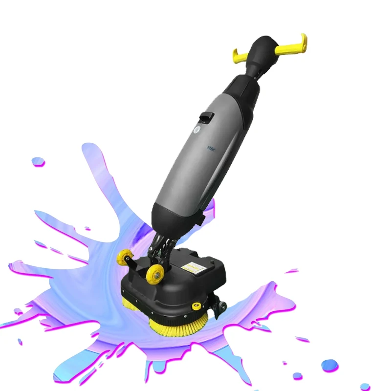 High Quality Commercial Floor Scrubber Mini Automatic Hand Push Cleaning Machine for Manufacturing Plants