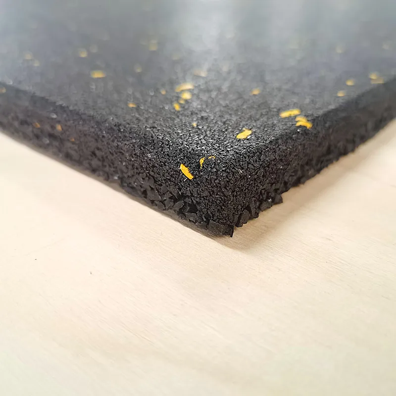 China supply 1m*1m waterproof anti-slip white dots rubber flooring tile for indoor and outdoor