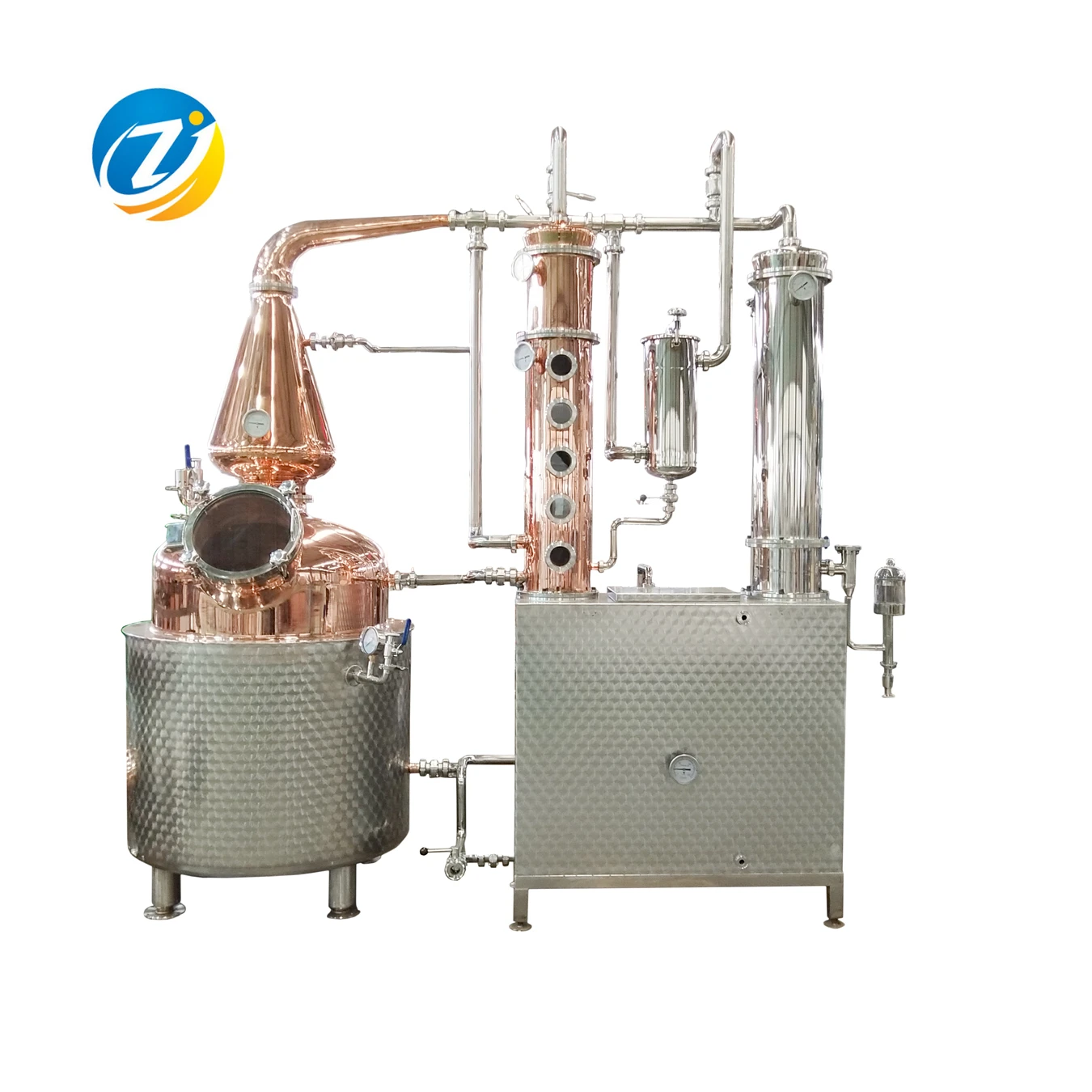 1500L медь ректификационная колонна алкоголь водки все-таки русский дистилляции для продажи