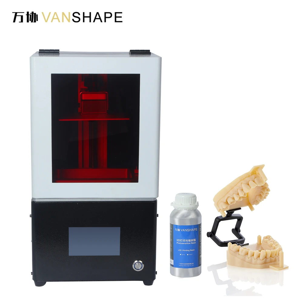 Vanshape Upgraded LCD Jewellery 3D Printer High Precision Monochrome High Precision 3D Dental Printer